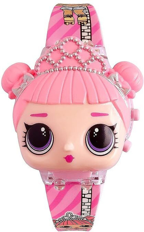 Elhify Lol Music Watch Special Gift For Kids Gift For Kids Cute Cat Glowing Light and Disco Music Digital Watch for Kids Digital Watch - For Girls