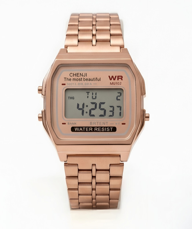 Modern Moments Vintage Digital Rose Gold Watch Digital Watch - For Men