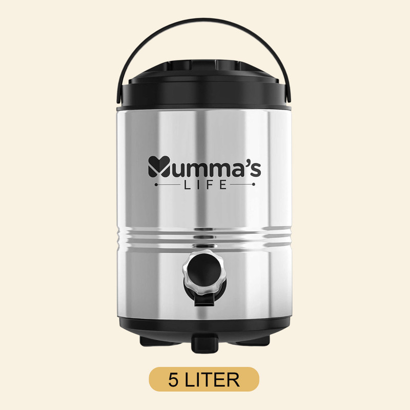 Mumma's LIFE 5 L Stainless Steel Water Jug