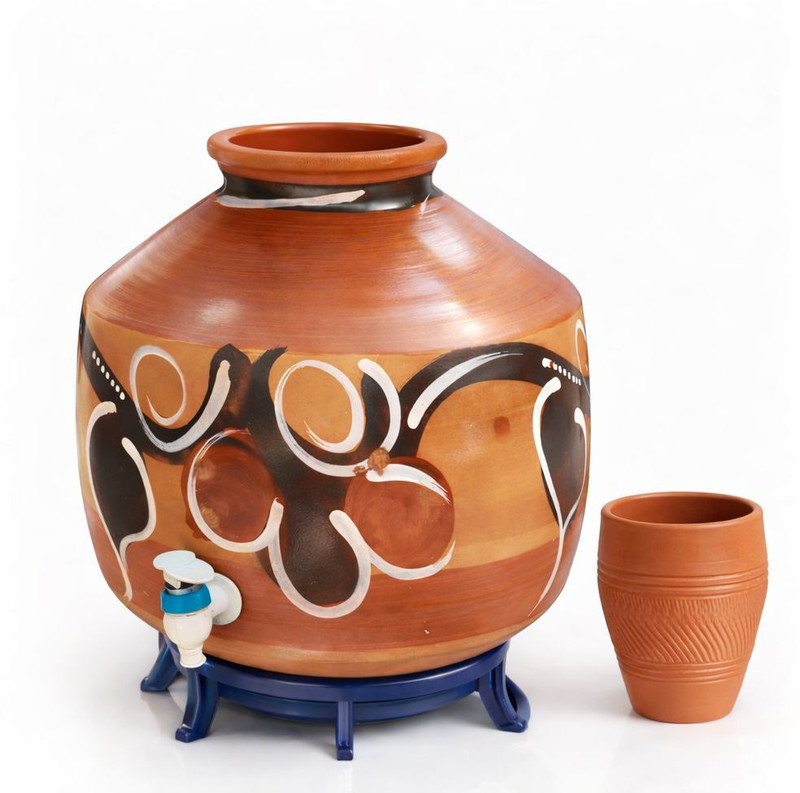 TerakritiArt MATKA16Inch Bottled Water Dispenser