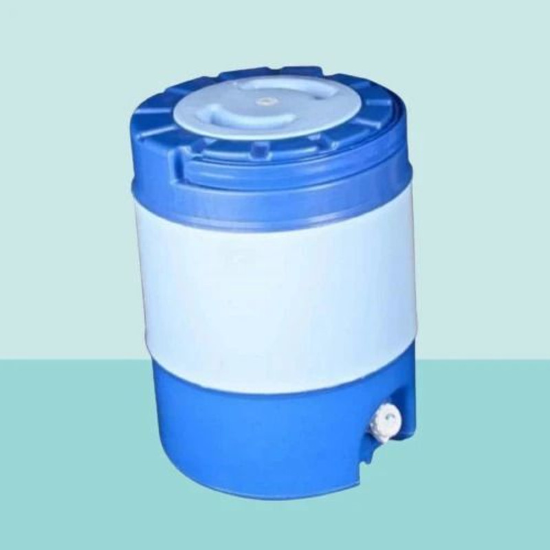 calllo 20 Liter Blue Insulated Plastic Water Jug Camper jar Bottom Loading Water Dispenser