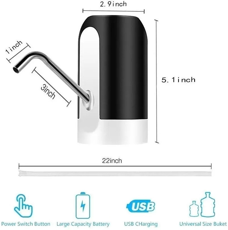 GOODINA 1 L Steel Kettle Jug