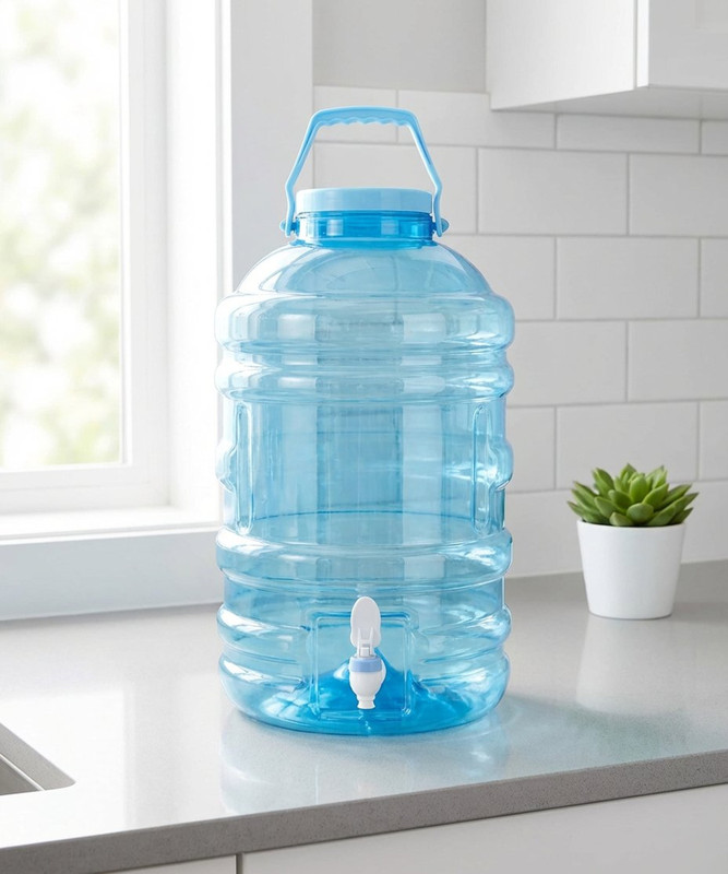 AP DISPANSER Water Can 20 Liter for Home - Water Container with Tap Great for Water Campers Bottled Water Dispenser
