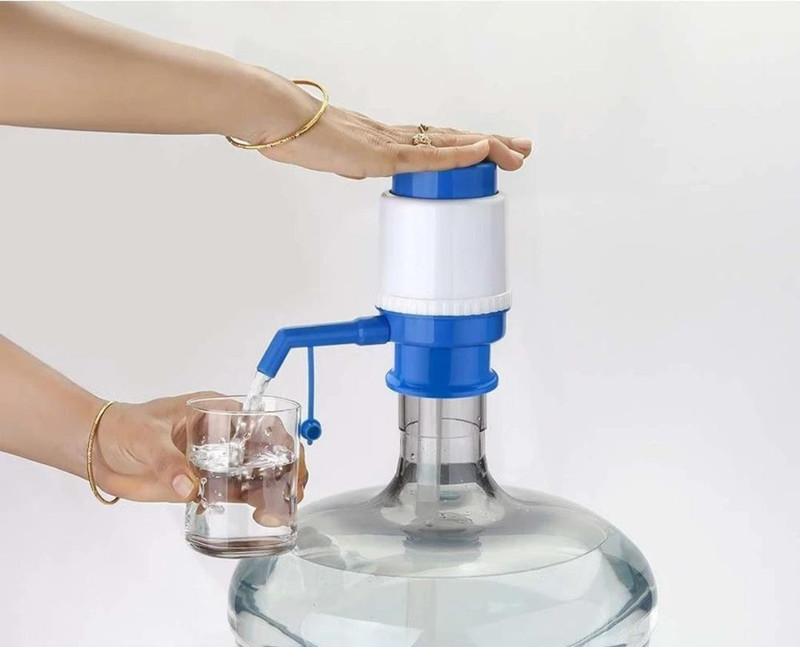 SPCRETAION Plastic Manual Pump for Bottled Water Drinking 9 cm Multicolor Pack of 1 Bottled Water Dispenser