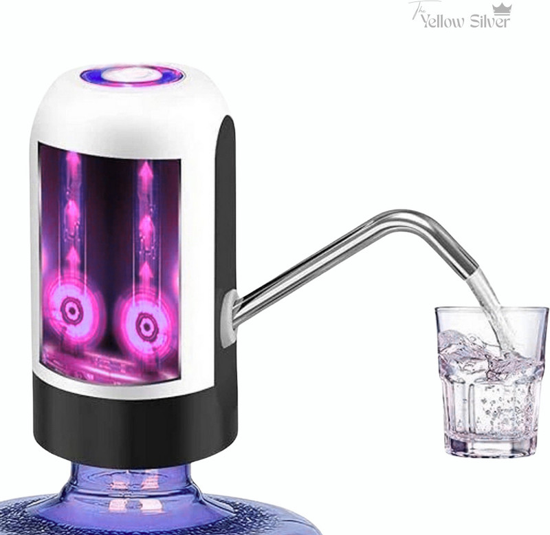 theyellowsilver Automatic Wireless USB Rechargeable Water Dispenser Pump for 20 Litre Bottle Bottom Loading Water Dispenser