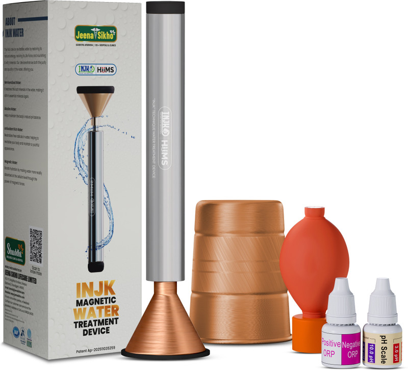 Jeena Sikho INJK Magnetic Water Treatment Device | With Gold, Silver, Copper & Minerals | Bottom Loading Water Dispenser