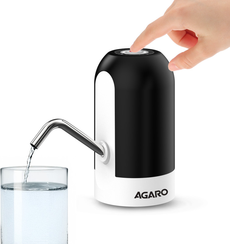 AGARO Delite Electric Water Dispenser Pump for 20 Litre Water Bottle | USB Charging Bottom Loading Water Dispenser
