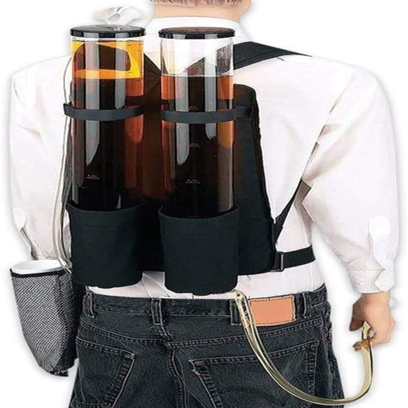 Kirti Traders Dual Tank Drink Dispenser Backpack Bottled Water Dispenser