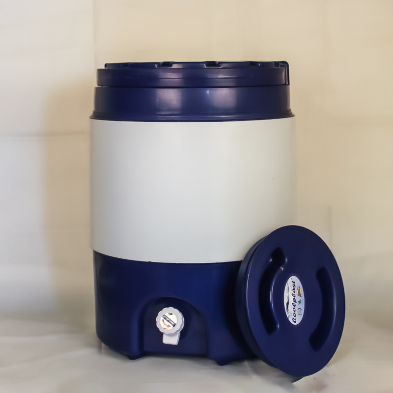 BLVD Plastic Chilled Thermas Water Jar - 20L, Blue Pack-1 Bottom Loading Water Dispenser