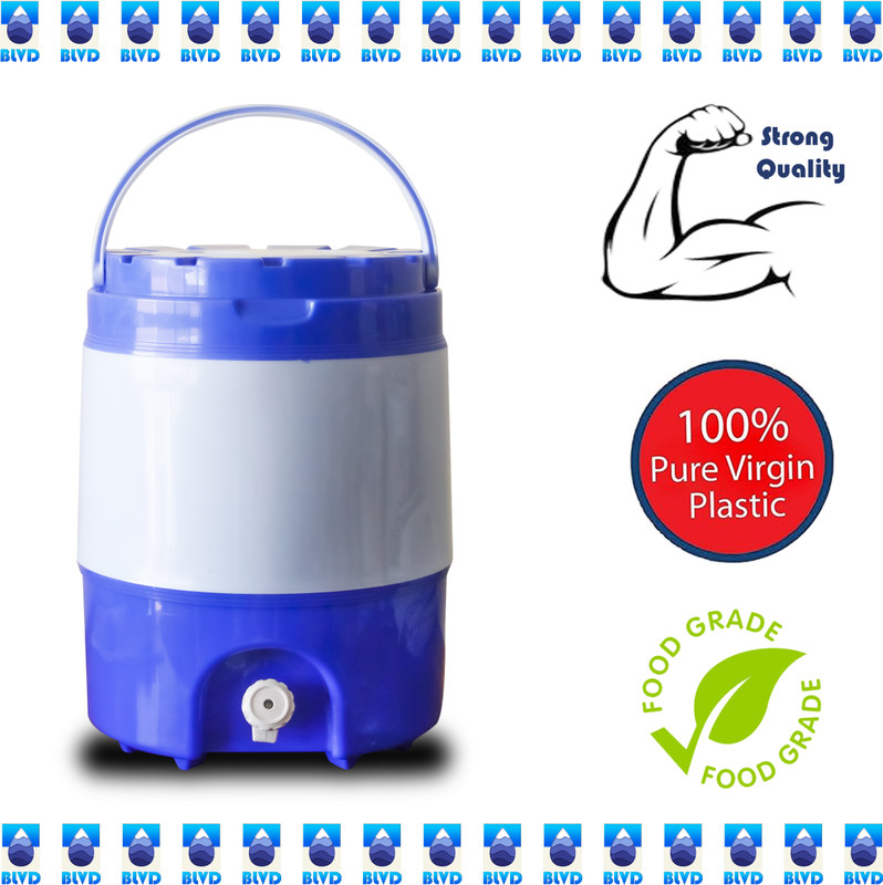 BLVD 20 Plastic Insulated Water Stroage Jar 20,Set Of -1 20 liter Plastic Insulated Water Stroage Jar 20 Liter, BLue Set Of -1 20 L Drum(Blue, Pack of 1)