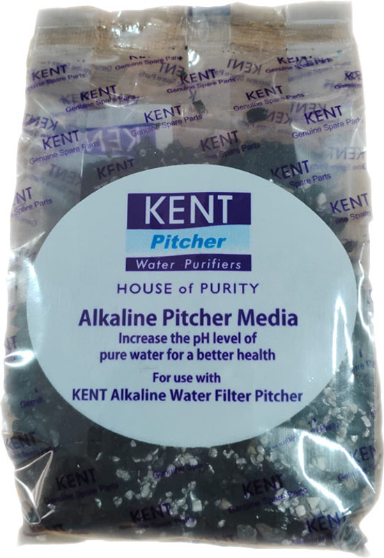 KENT Alkaline Pitcher Media | Cabon + Alkaline Media Solid Filter Cartridge(0.0001, Pack of 1)