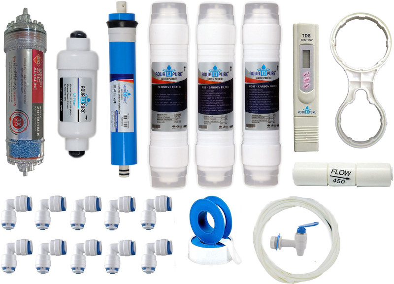 AquaDpure Complete RO Service Kit with Zinc Copper Alkaline Filter Cartridge Solid Filter Cartridge(0.3, Pack of 1)