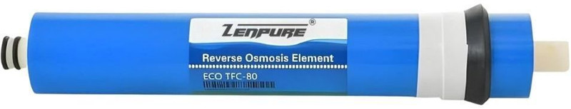 ZENPURE by Zenpure Ro Filter Membrane Works Upto 3000 TDS Solid Filter Cartridge(Removes 99% of Impurities, Easy Installation & Replacement, Pack of 1)