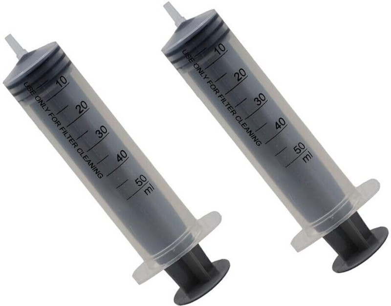 HALSEY Syringe,Injection for Filter Cartridge, All Brand UF Water Purifier Solid Filter Cartridge(0.5, Pack of 2)