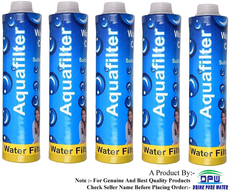 aquafilter Candle suitable all water purifier Sediment MLT Pack of 5 Filter Cartridge Solid Filter Cartridge(0.5, Pack of 5)