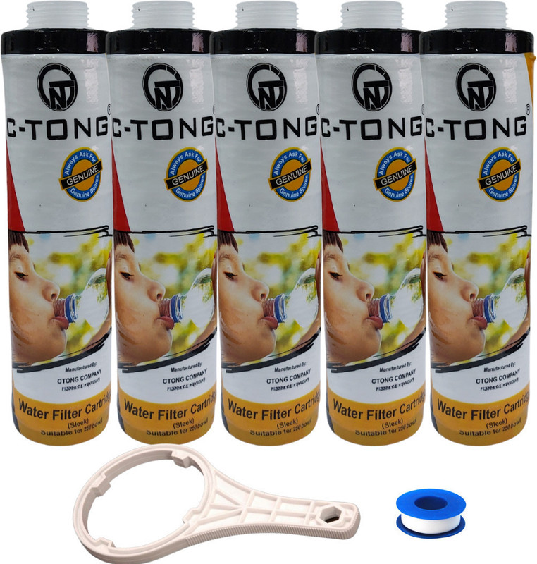 CTONG 9” PREFILTER CANDLE FILTER SUITABLE FOR WATER PURIFIERS Wound Filter Cartridge(5, Pack of 7)