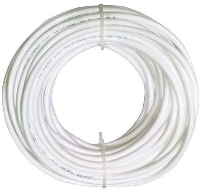 Letino by Letino White Food Grade Pipe 20m, 1/4" Size for RO Water Purifiers Solid Filter Cartridge(0.5, Pack of 1)
