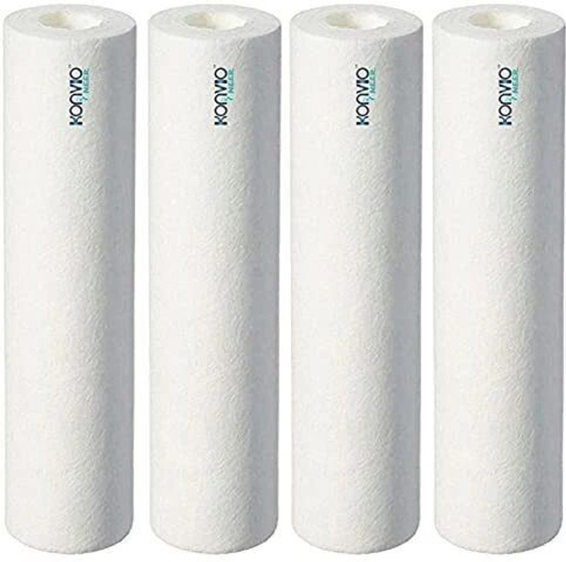 konvio neer 10 Inch Spun Filter (PP Spun) Cartridge Compatible for Water Purifier Solid Filter Cartridge(0.05, Pack of 4)