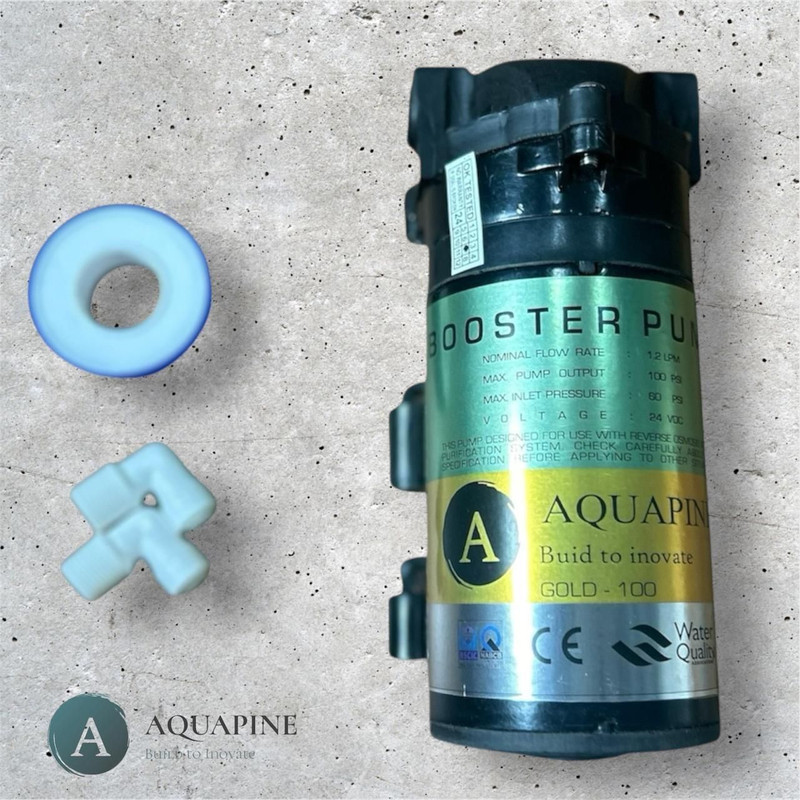AQUAPINE by AQUAPINE Replacement Booster pump 24v DC Copper Winding For All Brand RO Water Filter Solid Filter Cartridge(100, Pack of 1)
