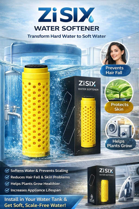 ZiSIX by Zi SIX Water Softener Water Softener for Children Skin Care Solid Filter Cartridge(0.001, Pack of 1)