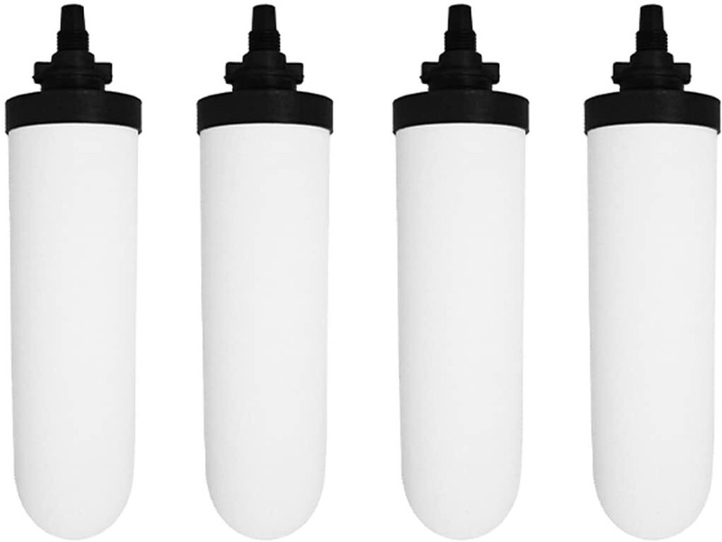 Rama by RAMA Spirit Water Filter and Purifier Ceramic Candle with Activated Carbon Solid Filter Cartridge(0.5 Micron, Pack of 3)