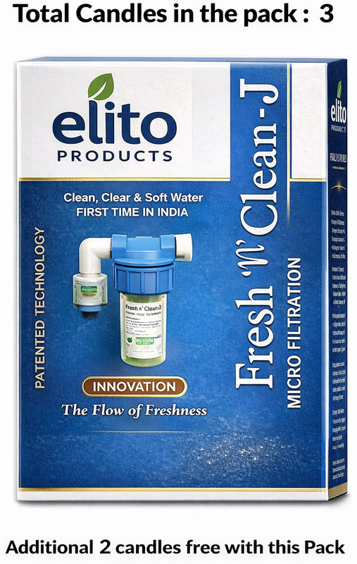 Elito Products Filter Cartridge Water Softener For Washing Machine & Dishwashers | Solid Filter Cartridge(0.9, Pack of 1)