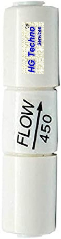 HG TECHNO SERVICES RO Flow Restrictor 450 (FR 450) for Must be Spare of Any RO Membrane, Set of 02 Solid Filter Cartridge(5, Pack of 2)