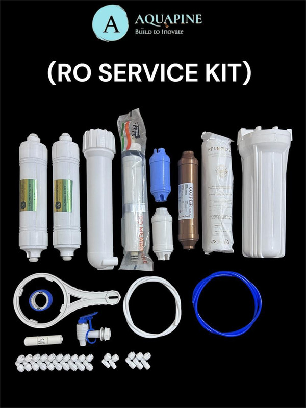 Musky by MUSKY WATER FILTER RO REPLACEMENT KIT MEMBRANE & ALL FILTERS WORKS UPTO 2000 TDS Solid Filter Cartridge(5, Pack of 8)