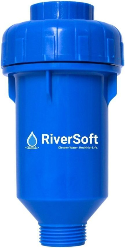 RiverSoft EcoBlu Washing Machine Filter for Hard Water (Blue, Pack of 1) Media Filter Cartridge(5, Pack of 1)