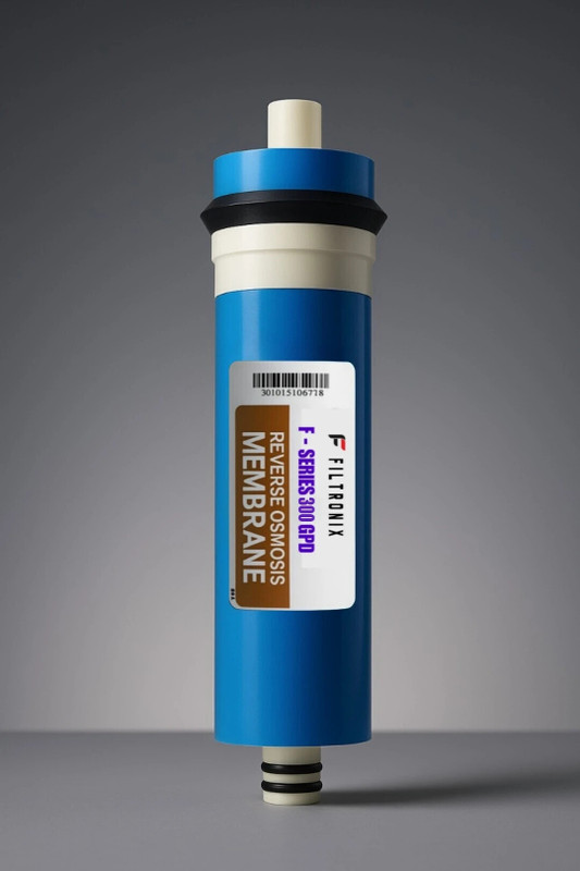 FILTRONIX 300 GPD RO Membrane – High-Performance, Long Life, Superior TDS Removal Solid Filter Cartridge(5.0E-4, Pack of 1)