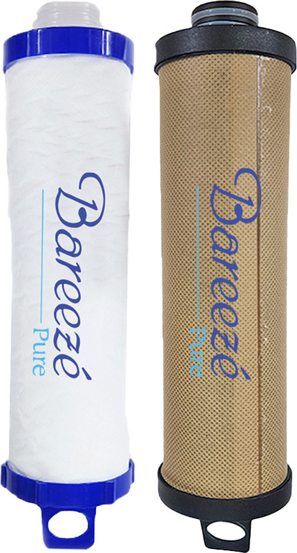 BAREEZÉ PURE Filter Set Suitable for aquaguard crystal Plus Water Purifier Solid Filter Cartridge(0.5, Pack of 2)