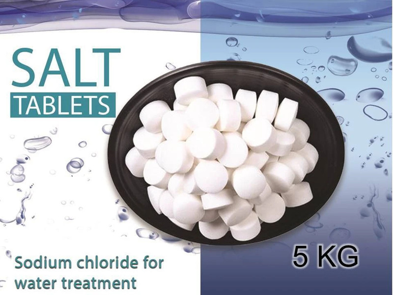 MASHKI 5 kg Water Softener Salt Tablets Water Purification Tablets Solid Filter Cartridge(1, Pack of 1)