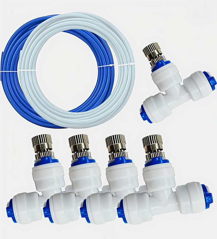 river ruin Fogger Nozzle 5 pcs pipe 5 mtr Solid Filter Cartridge(05, Pack of 6)