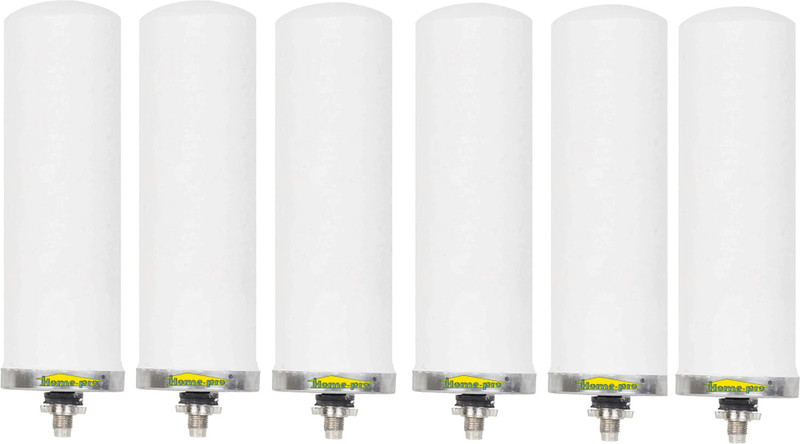 Home-pro Ceramic Candle Water Filter for Clean and Safe Drinking Water pack of 2 Solid Filter Cartridge(0.05, Pack of 2)