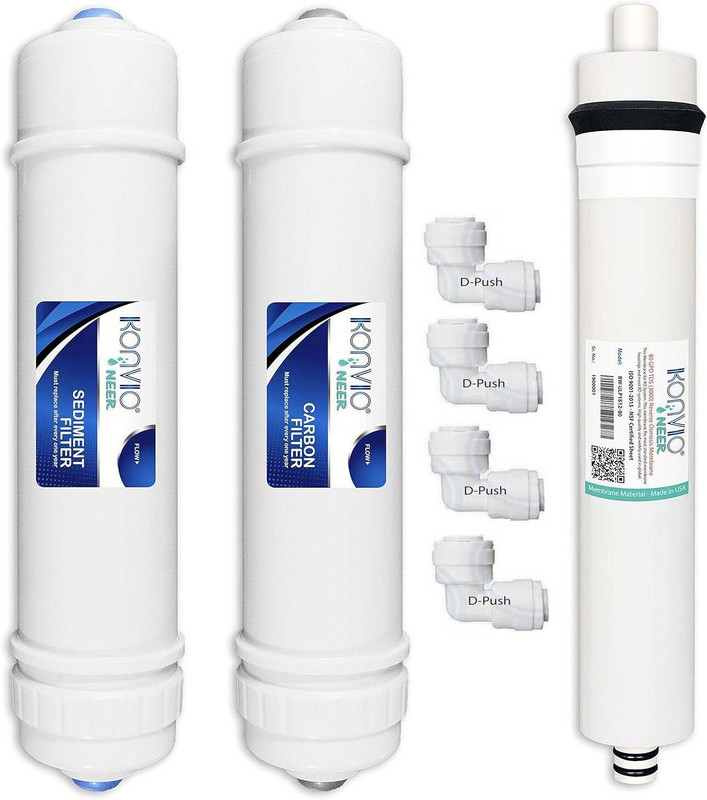 konvio neer Water Purifier Carbon And Sediment Filter Cartridge Solid Filter Cartridge(0.5, Pack of 2)