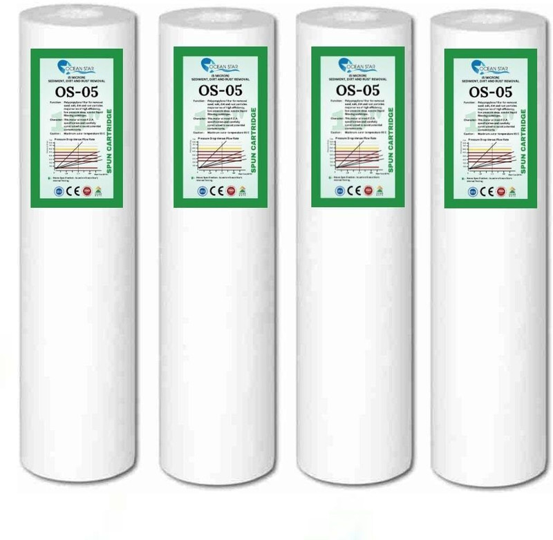 OCEAN STAR TECHNOLOGIES Ro Pp Spun Filter for Water Purifier Solid Filter Cartridge(5, Pack of 4)