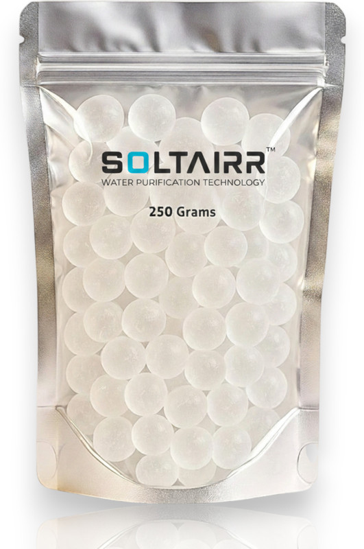 SOLTAIRR Antiscalant Balls for Hard Water, Extends Membrane Life, Use in RO (250g) Media Filter Cartridge(N/A, Pack of 1)
