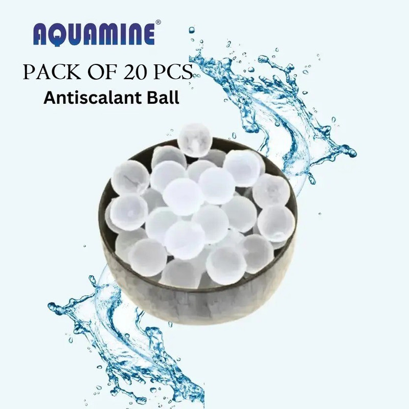 KRAZYMART by Filter Anti-Scalant Balls (Siliphos Balls) for Hard Water Treatment Solid Filter Cartridge(0.5, Pack of 20)