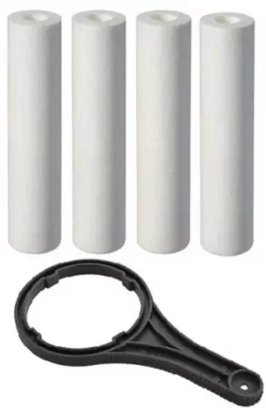 AQUA SRI RO Spun Filter+Spanner key_J31 Solid Filter Cartridge(00.5, Pack of 5)