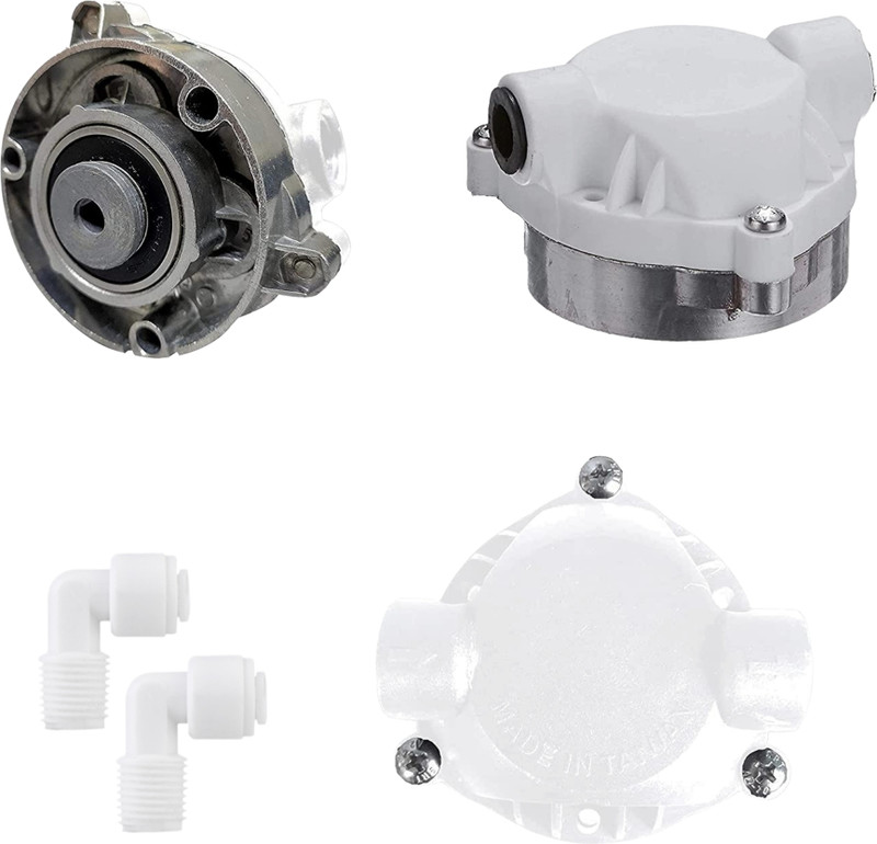 AMPEREUS RO Booster Pump Head for Aquaguard/Kent and Most of RO, White (1 Pcs) Solid Filter Cartridge(5, Pack of 1)