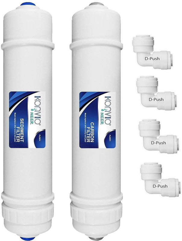 konvio neer Water Purifier Carbon And Sediment Filter Cartridge Solid Filter Cartridge(0.5, Pack of 2)