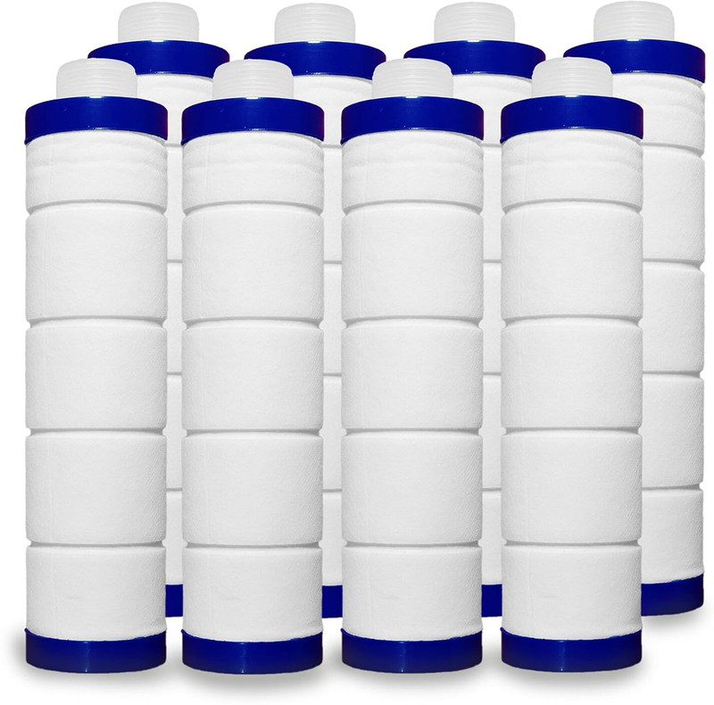 Mr fix RO 9 Inch Thread 9 Inch Pre Filter Thread Candle | (Pack of 8) Solid Filter Cartridge(5, Pack of 8)