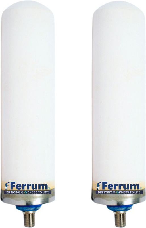 Ferrum Ceramic Candle for Non Electric Gravity Water Filter (Brass Nut & Nozzle) Solid Filter Cartridge(0.05, Pack of 3)
