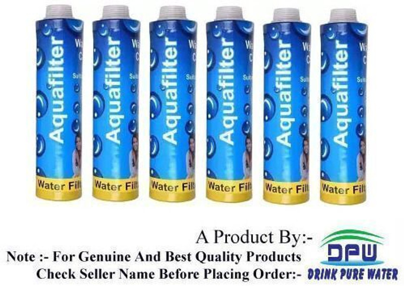 aquafilter Candle suitable all water purifier MLT Solid Filter Cartridge(0.5, Pack of 6)
