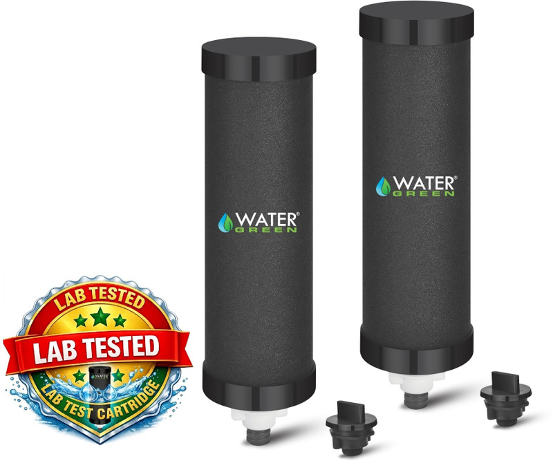 WATER GREEN Carbon Cartridge Solid Filter Cartridge(0.5, Pack of 2)