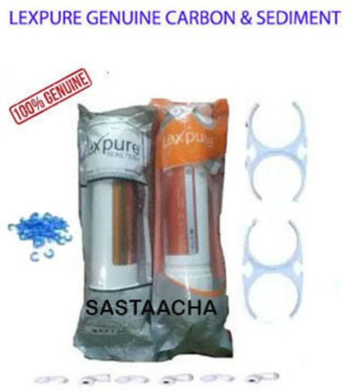 Sastaacha Lexpure Carbon & Sediment Genuine Filter Media Filter Cartridge(0.005, Pack of 2)
