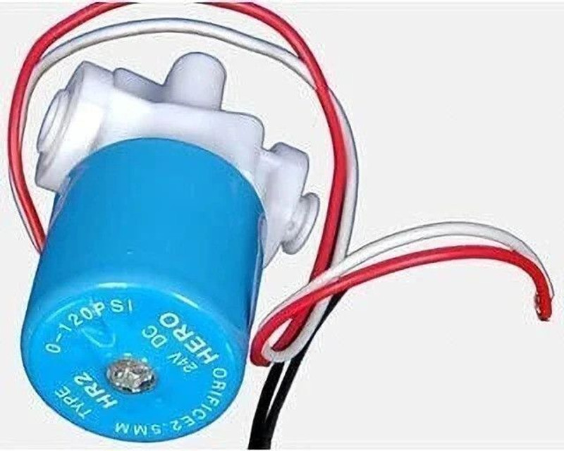 Highsure by ZENWATER PURIFIER SOLUTION Solenoid Valve (HERO) 24V SV for RO Water Purifier (Pack of 1) Solid Filter Cartridge(0.5, Pack of 1)