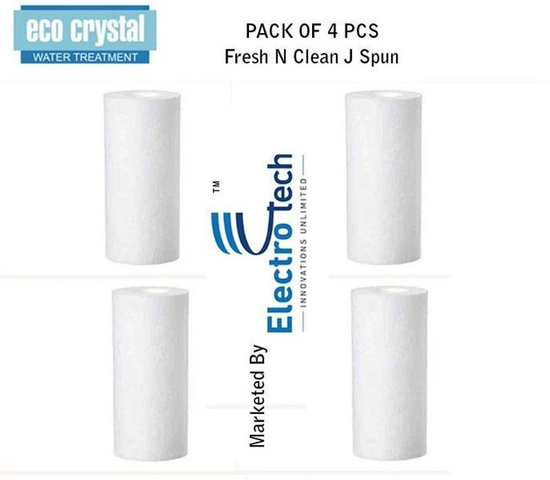 Eco Crystal 5 Inch for FRESH N CLEAN J Solid Filter Cartridge(5, Pack of 4)