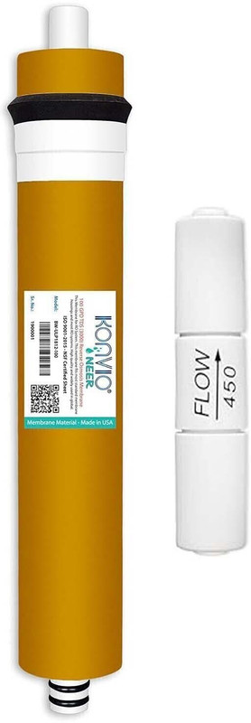 konvio neer High 3000 TDS Membrane for All Type of RO Water Purifier (100 GPD) Solid Filter Cartridge(0.05, Pack of 1)