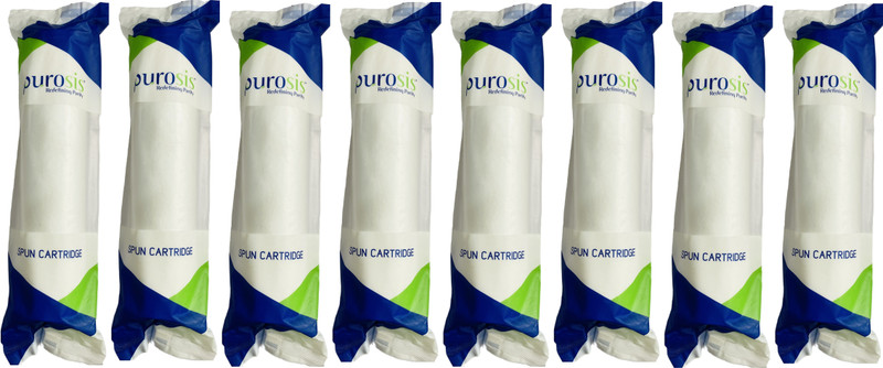 GRMART PUROSIS 4 pcs 10'' PP Spun Filter Candle For All Types Of Ro Water Purifier Solid Filter Cartridge(0.005, Pack of 4)